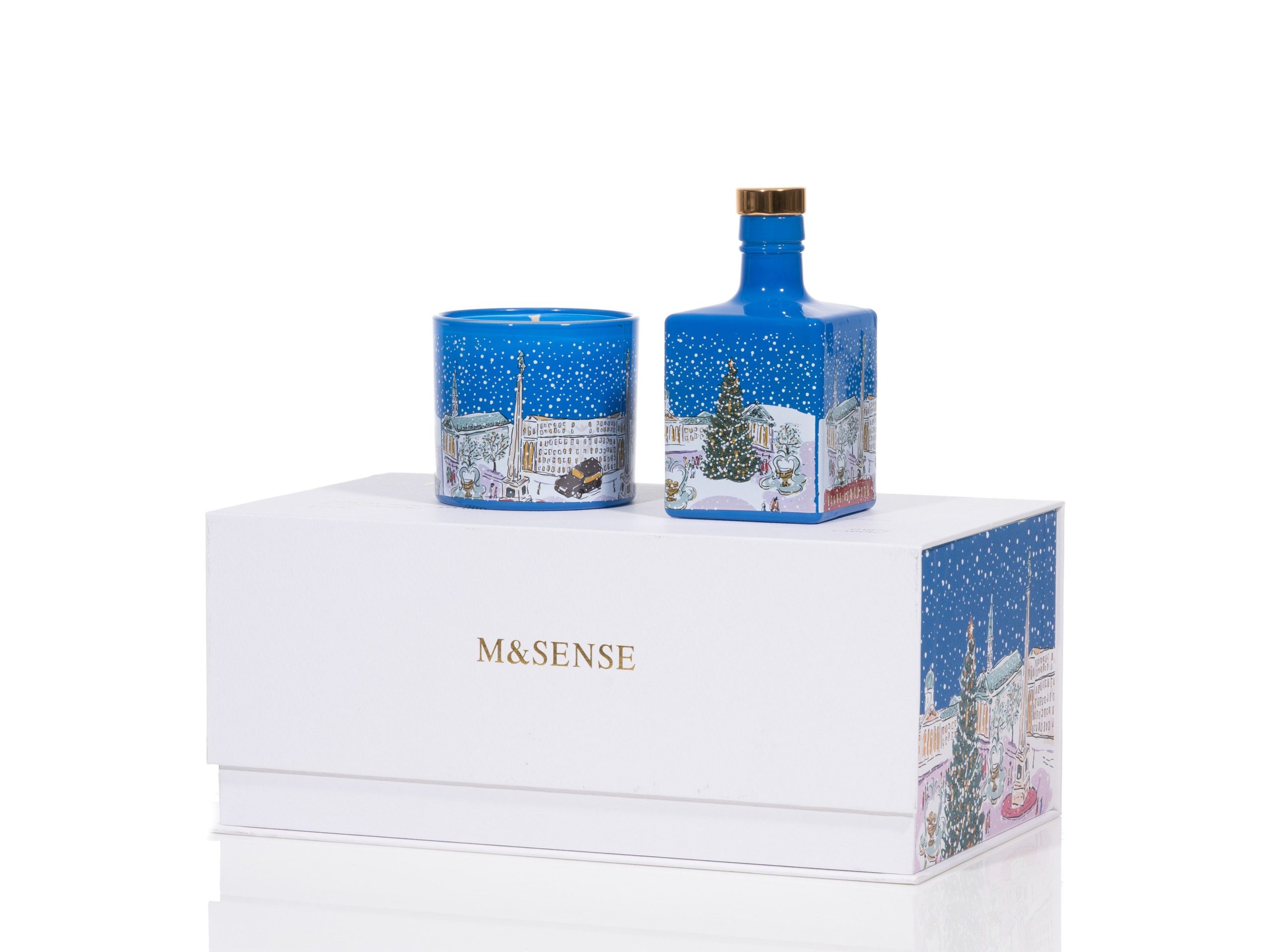CHRISTMAS SNOW COLLECTION CANDLE AND DIFFUSER GIFT SET