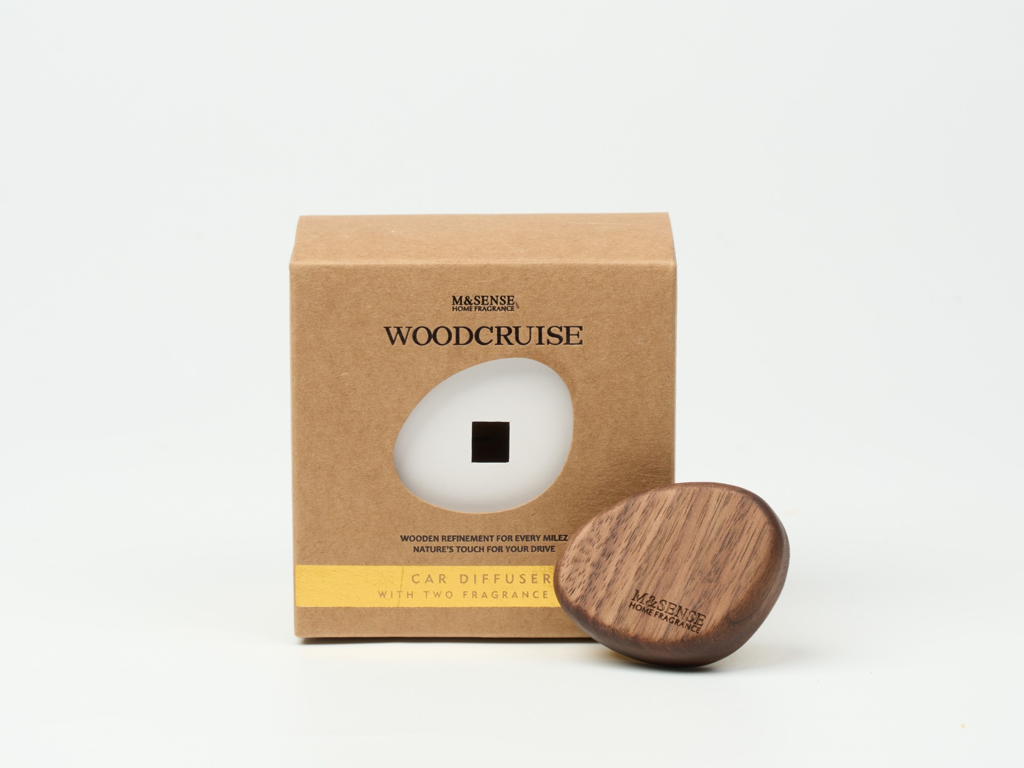 M&Sense Minimalist Wooden Car Air Diffuser